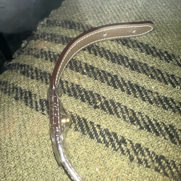 Leather bag strap - Picture 3 of 4